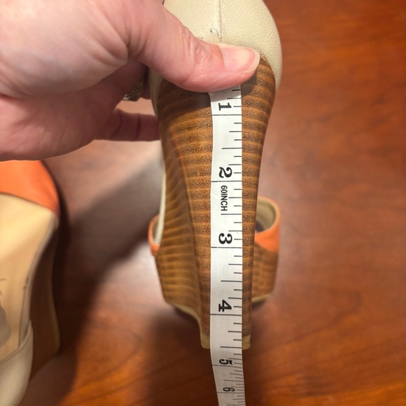 Emerson Fry Color Block Open Toe Wedges - Picture 10 of 14